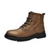 High Top Martin Boots Men's Shoes Medium Boots Tooling Men's Short Boots Snow Retro Old Men's Boots_vogvips.com