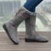 Women's Shoes 35 43 Sizes Autumn And Winter New Thickened Plush Cotton Boots Mid Tube Snow Boots Women's Large Size Warm_vogvips.com
