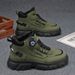 Autumn Men's High-Top Martin Boots, British Retro Work Shoes For Men, Thick Soles, Non-Slip And Wear-Resistant Short Boo_vogvips.com