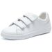 Euro Step Summer New Velcro White Men's Korean Style Trendy Versatile Casual Sneakers Student Breathable Shoes Men_vogvips.com