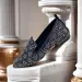 Designer Sandals Women Stylish Metallic Detailled Pointed Toe Flats Ideal For Glamorous Gatherings Okimoz Big Size_vogvips.com