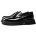 Euro Step New Trendy Big Toe Thick Sole Genuine Casual Leather Loafers Men Height Increasing Shoes_vogvips.com