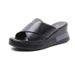 Bread Cool 2025 Summer New Thick Bottom Slippers One Line Women's Pine Cake Slope Fashion High Heel Sandals_vogvips.com