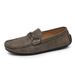 Men's Shoes Summer New Men's Loafers Slip On Lazy Simple Breathable Men's Casual Leather Shoes Soft Sole_vogvips.com