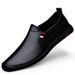 Men's Casual Leather Shoes Casual Shoes Soft-soled Lazy Beanie Shoes Men's Dad Shoes_vogvips.com