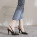 Park Chae-young Rose Same Patent Leather High Heels Women 2025 New Model Royal Sister Queen Style Big Brand Alternative_vogvips.com