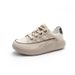 inner Height Increase 4cm Leather Surface Retro Soft Sole Thick Sole Sports Versatile Hollow Casual Shoes_vogvips.com