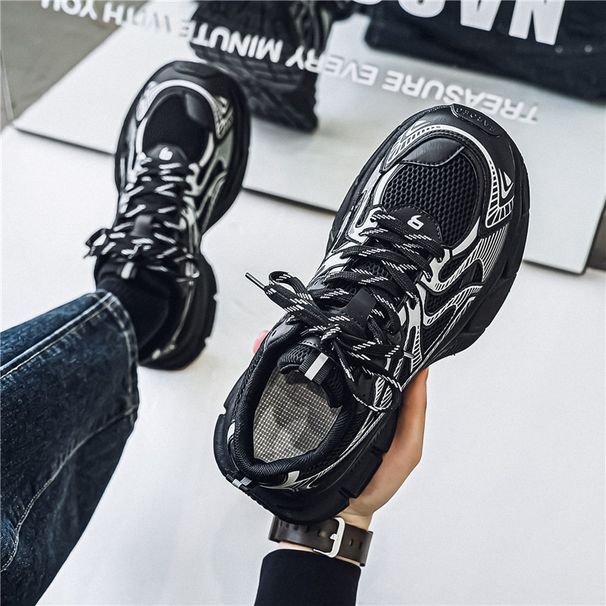 Men's Dad Shoes Premium Mesh Running Sneakers For Teenagers Casual Comfort Lightweight Breathable Versatile Trendy Walking_vogvips.com