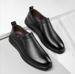 Euro Step 2025 New Middle-aged And Elderly First Layer Cowhide Slip-on Casual Leather For Men Business Formal Sole Soft Surface_vogvips.com