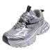 Kids' Shoes Girls' Sneakers Silver Children's Dad Shoes New Autumn Girls Breathable Casual Shoes Mesh Running Shoes_vogvips.com
