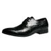 New With A Cracked Feel, Fashionable And Trendy Cool Business Casual Men's Shoes, British Style Small Leather Shoes_vogvips.com