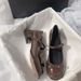 College Age Reducing Versatile, Niche And Unique, Comfortable Mid Solid Color Bow, Round Toe, Thick Heel, Mary Jane_vogvips.com