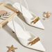 2025 Summer New Slim Heels, Mid Heel Pointed Single Shoes, Women's Small Stand Back Air Sandals_vogvips.com