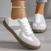 2025 Autumn New Flat Sports For Women Fashionable Mixed Color Lace Up Vulcanized Comfortable Casual Shoes_vogvips.com