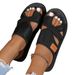 Women’s Shoes Summer New Large Size Women's Flat Toe SandalsStyle Comfortable Breathable Beach Sandals_vogvips.com