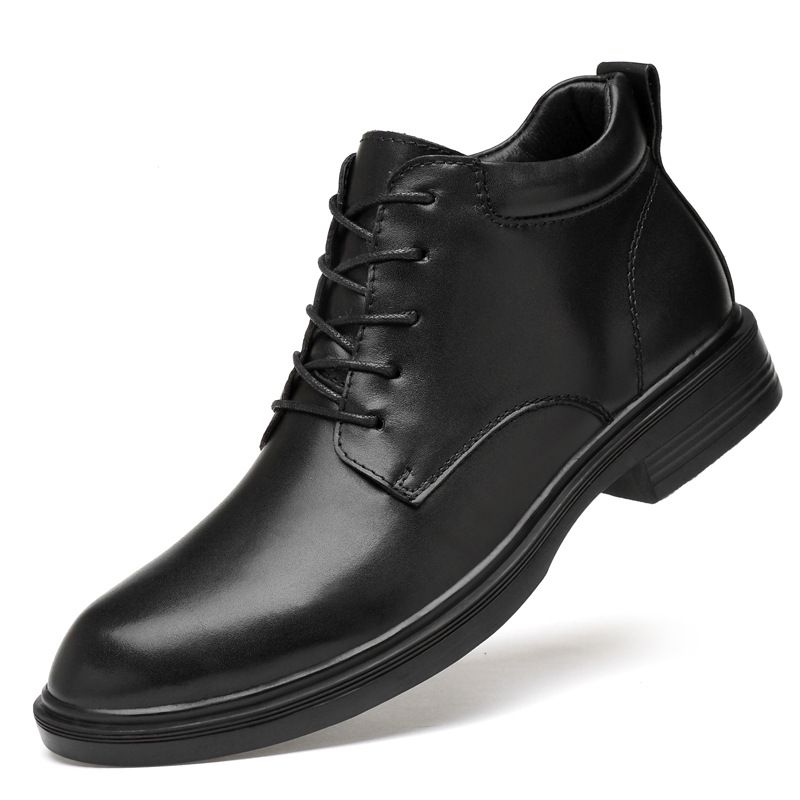 Fleece Men's Boots Medium Top Martin Boots Men's Outdoor Tooling Men's Shoes Large Size Shoes_vogvips.com