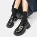Little Leather For Women Autumn New Britih Style Black Thick Bottom Veratile Le Fu Fahion Single_vogvips.com