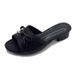 2025 New European And American Style Women's Commuting Mid-Heel Bowknot Hollow Breathable Versatile Outdoor Chunky Heel_vogvips.com