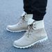 Manufacturer's 2026 Spring New High-top Casual Canvas Men's Outdoor Sports Shoes, Trendy Shoes_vogvips.com