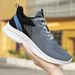Spring Sports Men's Large New Mesh Breathable Lightweight And Comfortable Shock Absorbed Running Shoes_vogvips.com