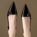 Pointed Toe Sandals Elegant Socialite French Style High Heels Women Thin Heel Dress One Strap Small Fragrance Shallow_vogvips.com
