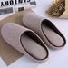 Japanese Silent Cloth Bottom Slippers Large Size For Men And Women Soft And Non-slip Confinement Home Thermal Cotton Shoes Thermal Cotton Slippers_vogvips.com