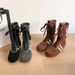 Women Boxing Boots Cowhide Version ~ Height Increasing Boxing For Women Flat Casual Sports Small Stature Bi Rke Nstock Shoes Lace-Up Martin_vogvips.com
