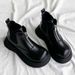 Thick-Soled British Martin For Women 2025 Autumn Winter New Fleece-Lined Casual Fashion Height-Increasing Short Boots_vogvips.com