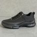 Summer Thin Mesh 2025 New Thick-Soled Lightweight Foam Soft-Soled Sports Comfortable Breathable Black Running Shoes_vogvips.com