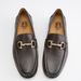 Euro Step 2025 New Business Metal Buckle Slip-On Casual Loafers Lazy Men's Leather Shoes_vogvips.com