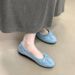 Ballet Flats Flat Heels, Versatile Women, 2026 New Vintage Style, Shallow Slip-on Shoes With Bow For Commuting_vogvips.com