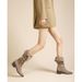 Western Slouch 2023 Summer High Tube Chunky Heel Square Toe Pleated Denim Over-the-Knee Suede Long Boots_vogvips.com