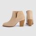Short Autumn And Winter Cross-Border In Stock Round Toe Suede Thick Ankle Outdoor High Heel Black Large Size Women's_vogvips.com