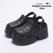 Women's Summer Platform Sandals High Heels Breathable Non Slip Thick Sole Two Way Design Beach Style Shoes_vogvips.com