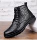 Martin Boots Men's Invisible Inner Heightening Shoes High-top Casual Leather Shoes Warm Cotton Shoes Retro Tooling Shoes Tide_vogvips.com