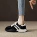 Women's Shoes 2026 Spring Hot Sale Thick-Soled Dad Sneakers Color-Block Platform Waffle Casual Versatile Soft Sole_vogvips.com