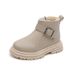 Child's Shoes Boys' Fashion Boots Girls' Soft Soled Warm Cotton Boots Buckle_vogvips.com
