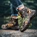 High-top Boots Men Anti-slip Lace-up Shock-absorbing Casual Shoes Men Wear-resistant Outdoor Comfortable Hiking Shoes Men_vogvips.com