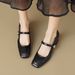 French High Heels Women's Word With Shallow Mouth Fairy Style Mary Jane Shoes Thick Heel Single Shoes Women_vogvips.com