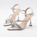 Heel Sandals Summer New Cross Strap Sexy High Heel Sandals Versatile Pointed Toe Rhinestone Lace Up Chunky Heels Women Sandals_vogvips.com