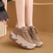 Niche High Top For Women In The Autumn Of , New Versatile Sponge Cake Thick Soles, Elevated Height, Sports And_vogvips.com
