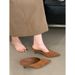 Single 2025 Autumn New Style Women's Shoes To Match Dresses Stiletto Pointed High Heels Closed Toe Mules For Women_vogvips.com