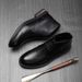 European Warm Series Straight Shoes British Handmade Genuine Casual Martin Men's Business Formal Leather Boots_vogvips.com