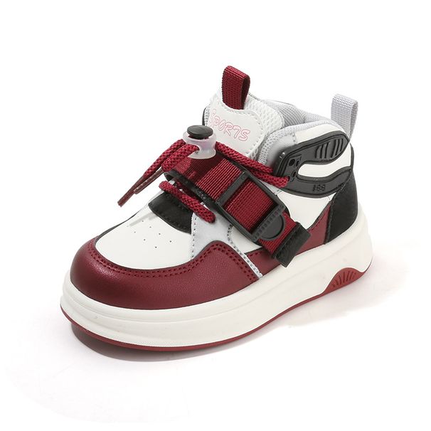 Boys' Casual Board Shoes High Tops Girls' Bread Shoes Baby Shoes_vogvips.com