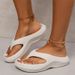 2025 Summer Thick Platform Eva Flip Flops For Women Clip Toe Non Slip Beach Sandals Woman Comfortable Soft Sole Cloud Slippers_vogvips.com