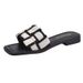 French-style High-end Flat Women, Summer Outdoor Wear, 2026 New Model, Thick-soled, Soft-soled, Versatile Beach Sandals_vogvips.com