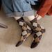 Mercury MERCURY 5Pairs Mens Medium Tubes Quality Plaid Diamond Pattern Argyle Geometric Haruku Combed Cotton Happy Colorful Striped_vogvips.com