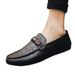 2025 New Personalized British Social Welfare Black Summer Breathable Trendy Shoes, Step On Men's Shoes_vogvips.com
