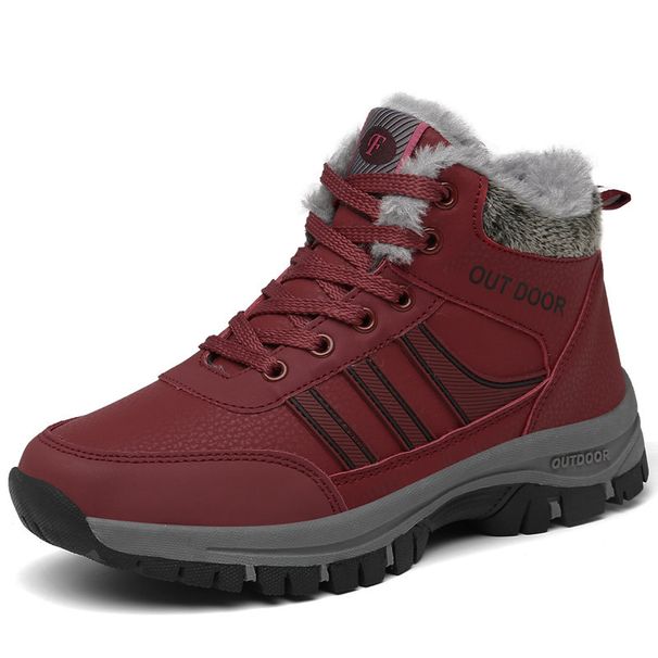 Winter Velvet Warm Cotton Shoes For Leisure Sports, Middle-aged And Elderly Parents, Plus Size Outdoor Hiking Snow Boots_vogvips.com