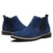Autumn Winter Chelsea Boots Men British Style Suede Leather Shoes Men Slip On Casual Ankle Boots Men Big Size 46 Bota Masculina_vogvips.com